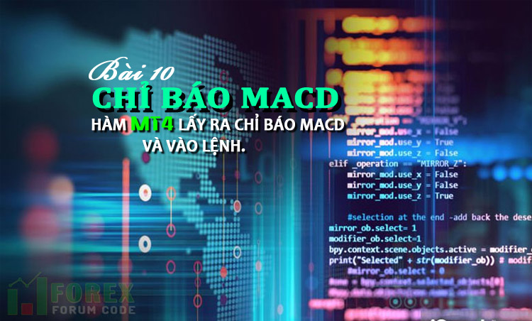 Bài 10: Hàm MT4 lấy ra chỉ báo MACD và vào lệnh